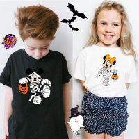 COD DDDGRYTRY Disney Halloween Kid T-Shirt Mickey Minnie Halloween Shirt Boo Bash Disneyland Halloween Party shirt Boys Girls