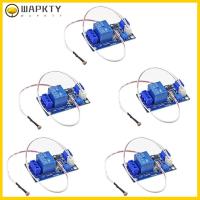 WAPKTY 5pcs DC 12V โมดูลรีเลย์ photoresistor 10A XH-M131 สวิตช์ควบคุมไฟ โมดูลควบคุมความสว่างอัตโนมัติ โมดูลตัวต้านทานไวแสง Arduino สำหรับเด็ก