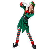 ? Popular Clothing Theme Store~ Christmas Costume Adult Halloween Stage Performance Costume Christmas Girl New Year Dance Annual Party Costume