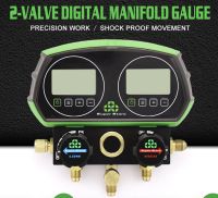 Superstar เกจวัดน้ำยาแอร์ ระบบดิจิตอล รองรับน้ำยาแอร์ทุกชนิด / Digital Manifold gauge set