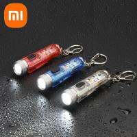 Xiaomi Flashlight USB Charging Key Chain Flashlight Mini Small Portable Flashlight 10 Light Modes Red &amp; White Light 200 Lumens Rechargeable  Flashligh