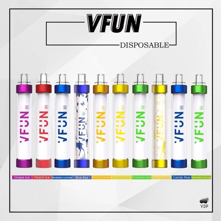 VFUN Quawins Disposable Vape 1000 Puffs 6 Color Changing 3ml Vape Depot ...