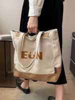 Female bag new joker han edition one shoulder canvas bag commuter bag portable large capacity tote bags cram school -Y230520