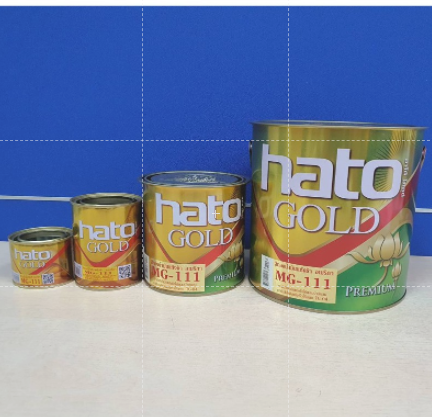 hato-สีทองอะครีลิค-สีน้ำมันอะครีลิค-ทองอร่าม-mg-111-hato-ฮาโต้-ทาเหล็ก-ทาไม้-สีทอง-ทาปูน-ทากรอบรูป