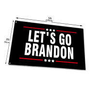 D5 "Let’s Go Brandon" Flag Anti Biden Quotes House Garden Flag Trump 2024 3x5FT Flag For Wall College With Grommet Vivid Color