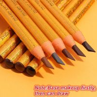 12pcs Eyebrow Pencil Cosmetic Draw Line Pen Eyeshadow Natural Long-Lasting Tattoo Tint Waterproof Eye Brow Makeup Set Beauty