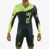 Long-sleeved triathlon ale new summer mens bicycle road bike jumpsuit mountain bike riding suit