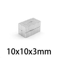 10-200pcs 10x10x3mm Quadrate Powerful Magnets 10mmx10mmx3mm Neodymium Magnetic N35 10x10x3mm Block Strong Magnet 10x10x3