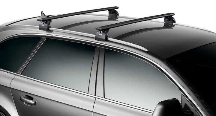 thule-bar-roof-rack-for-flush-rail-แร็คหลังคาตรงรุ่น-สีดำ-สอบถามรุ่นก่อนสั่ง