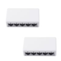 Ethernet Internet Splitter Hub Network Switch Computer 5 Ports 10/100Mbps