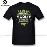 เสื้อยืดแขนสั้น พิมพ์ลายกราฟฟิค Scout Leader Overd สําหรับผู้ชาย 100% 639032Size S-5XL  449R