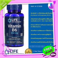 Free and Fast Delivery Life Extension Vitamin B6 250 mg / 100 Vegetarian Capsules