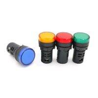 4pcs 22mm DC 12V AC 220-240V Car Panel Hole Mount LED Light Pilot Indicator Signal Warning Lamp 4 Colors