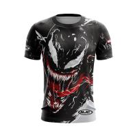 （Contact customer service to customize for you）Marvel venom HJC sublimation design Jersey mens summer T-shirt short sleeve top 3V7D（Childrens Adult Sizes）