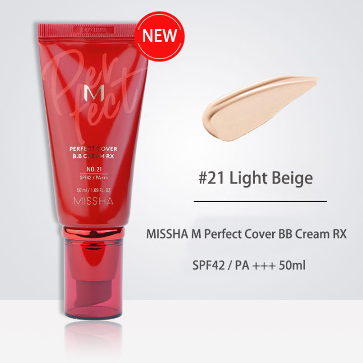 missha-m-perfect-cover-บีบีครีม-rx-21-light-beig-foundation-whitening-concealer-cream-long-lasting-korea-cosmetics