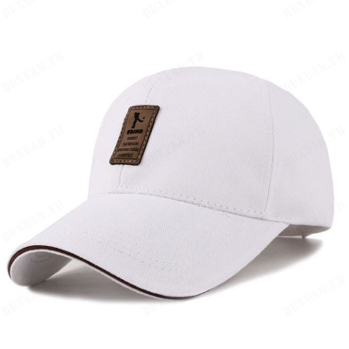 duxuan-หมวกลูกฟูกผู้ชายแบบเกาหลีใหม่-หมวกกระด้างผ้าฝ้ายหน้ากลมสีเดียว-หมวกสำหรับกีฬาและกิจกรรมกลางแจ้ง