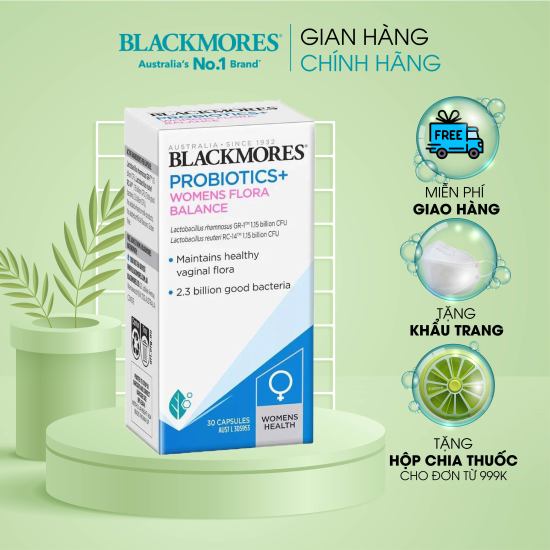 Viên uống phục hồi vệ sinh âm đạo probiotics womens flora balance - ảnh sản phẩm 1