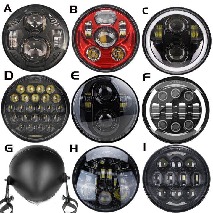 5.75Inch LED Headlight Motorcycle Hi/Lo Beam LED Headlights For Harley