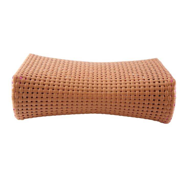 eco-friendly-health-immitation-plant-rattan-cool-pillow-double-sided-cushion-sleep-nap-pillow-bed-summer-pillow