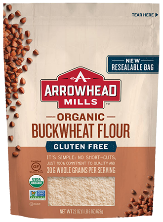 Bột kiều mạch hiệu arrownhead mill organic buckwheat flour 623g - ảnh sản phẩm 1