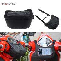 Motorcycle Handlebar Bag Fuel Tank Bag Windscreen Bag Mobile Phone Touch Screen Earphone Bag for vespa gts300 tmax 560 530 xmax