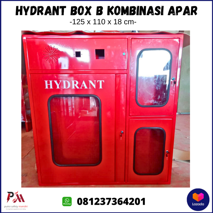 Hydrant Box Type B Indoor Kombinasi Kotak Apar 3 6 Kg Horizontal 125 X