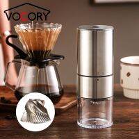 （HOT NEW）เครื่องบดกาแฟไฟฟ้าอัพเกรดใหม่ TYPE C ชาร์จ USB CNCGrindingCoffee Beans Grinder VOCORY