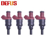 DEFUS 4X 6900371 42Lb 440Cc หัวฉีดหัวฉีด Bico สำหรับ VOLVO S40 V40 1.9L V4 2000-2004 FJ667 1550388 852-12165ความต้านทาน