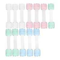 12 Pack Safety Strap Locks No Drill Multi-Use Adhesive Straps Latches for Babies Child