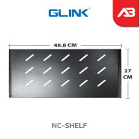 GLINK ถาดตู้ Rack (สีดำ) สำหรับตู้ลึก 45 ซม. รุ่น NC-SHELF 45 cm.