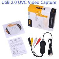 USB 2.0 UVC Audio Video Capture Analog Video Recording for XBOX PS3 VHS Old Camera Support Windows Linux MAC Win10 Adapters Cables