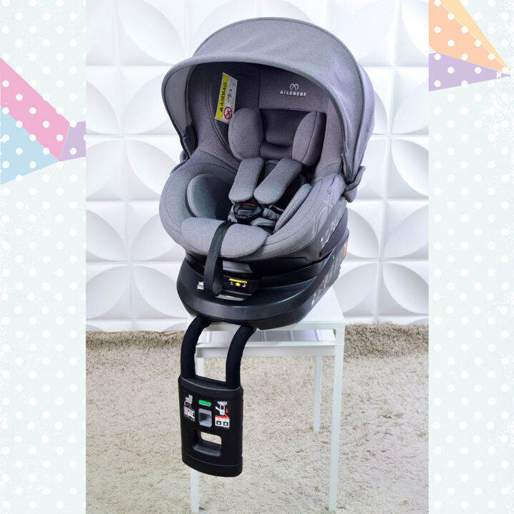 [Pro] คาร์ซีทมือสอง AILEBEBE Kurutto 4i Premium สีเทา (ปี2017) | Lazada ...