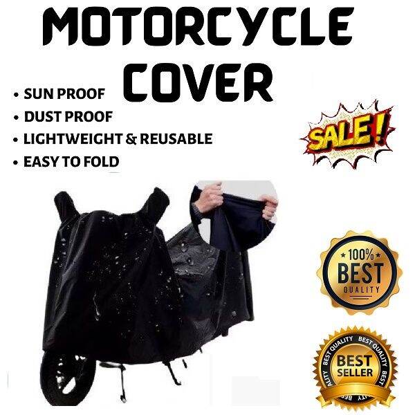 Insulated store motorcycle cover