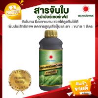 สารจับใบ - ซุปเปอร์เซอร์เฟส ขนาด 1 ลิตร  ช่วยยึดเกาะใบ จับใบทน เพิ่มประสิทธิภาพ ลดการสูญเสียปุ๋ยและยา  ช่วยให้ไม้ใบมันวาว