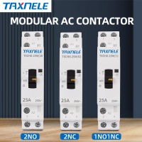 2P 16A 20A 25A 220V/230V 50/60HZ ครัวเรือน Din Rail AC Contactor Modular คู่มือควบคุม AC Contactor 2NO 2NC 1NO1NC