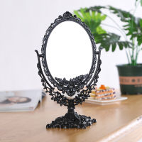 [Ready Stock] INS Vintage Makeup Mirror Simple Large Portable Double-Sided Vanity Mirror Decorative Bedroom Desktop Mirror