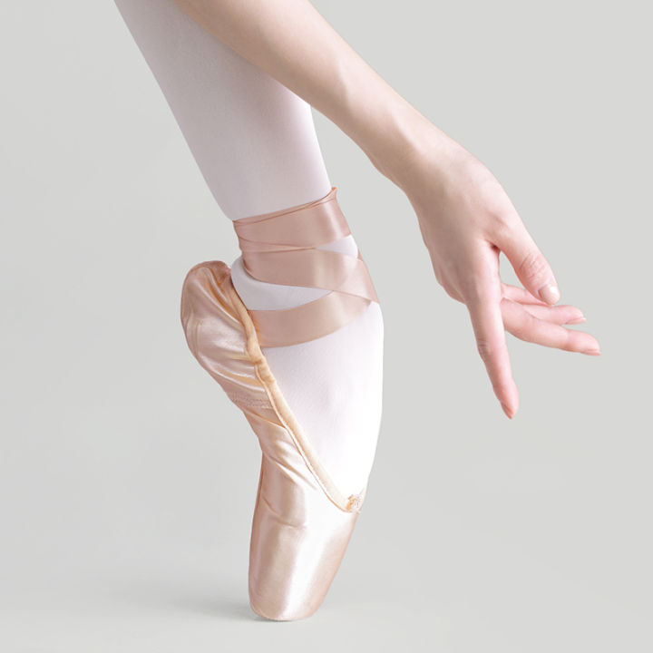 girls-ballerina-ballet-pointe-shoes-pink-red-women-satin-canvas-ballet-shoes-for-dancing