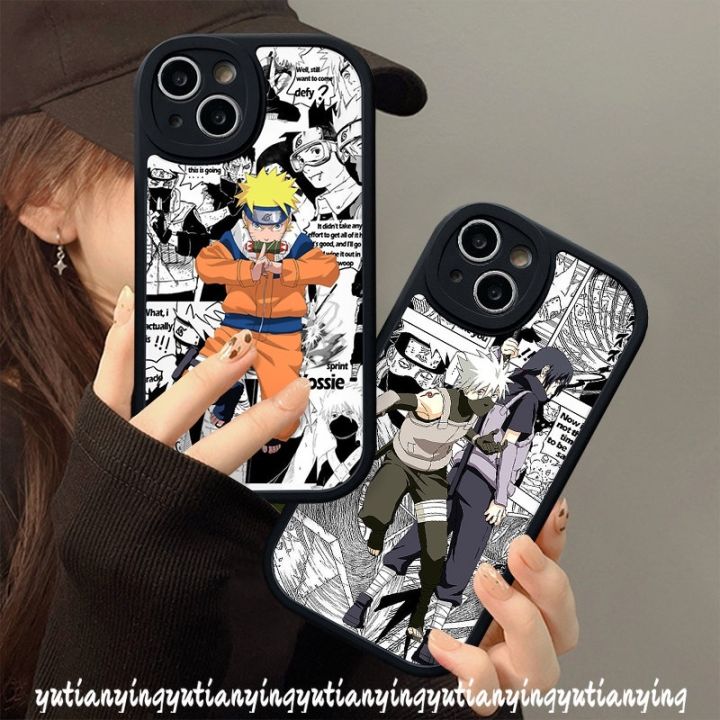 เคสโทรศัพท์มือถือแบบนิ่ม-ลายการ์ตูนนารูโตะ-ลูฟี่-วันพีซ-สําหรับ-ไอโฟน-7-13-12-14-max-xr-x-6-8-6s-xs-2020