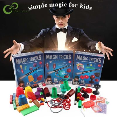 【CC】 Prop Beginners Set Kids Magician Tricks Performance Show with Instruction Manual GYH