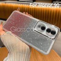 เคสสำหรับ Honor เคสด้านหลังแบบนิ่ม Honor90Pro Honor90Lite Honor90 90 Lite Bling Bling เคสโทรศัพท์สำหรับหญิงสาวน่ารักซิลิโคนบางใส