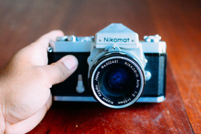 ขายกล้องฟิล์ม Nikon Nikomat FT (Serial 3547874) พร้อมเลนส์ Nikon 50mm f2