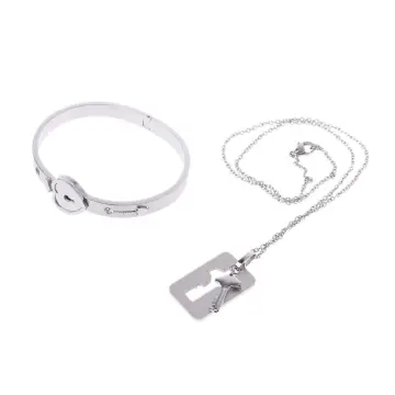 Lock Heart Couple Bracelet – Jewerly Box
