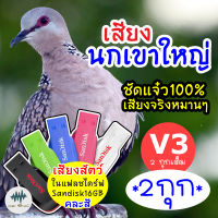 เสียงนกเขาใหญ่ *2กุก* (V3-2กุกเต็ม) เมม/แฟลชไดร์ฟเสียงต่อนกเขาใหญ่ มีเก็บเงินปลายทาง ชัดแจ๋ว 100% ไม่มีโฆษณาแทรก (MP3 เสียงต่อสัตว์)