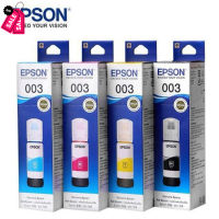 EPSON 003 หมึกแท้ 100% Original 4 สี BK, C, M, Y ไม่มีกล่อง ใช้กับเอปสันรุ่น L1110 L1210 L1216 L1250 L1256 L3100 L3101 #หมึกเครื่องปริ้น hp #หมึกปริ้น   #หมึกสี   #หมึกปริ้นเตอร์  #ตลับหมึก