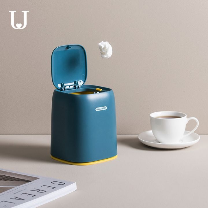 youpin-desktop-home-garbage-trash-can-mini-waste-bin-press-type-debris-bucket-with-lid-for-office-dressing-table-use