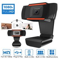 Mini Webcam 1080P 60Fps Full HD USB Web Camera With Microphone For PC Computer Desktop Gamer Webcast Video Call Conference Work