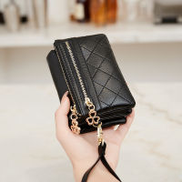 New Fashionable and Fresh Womens Coin Purse 2024 Niche Design Lightweight and Versatile Large Capacity Short Tri-fold Wallet