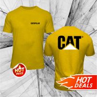 NEW CAT Caterpillar Inc Logo T-Shirt Short Sleeve Ready Stock Size Cotton 170GSM