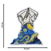 JPatch - โลโก้ สัญลักษณ์ อิสรภาพ ปลดปล่อย สู่จักรวาล เอเลี่ยน ตัวรีดติดเสื้อ อาร์มรีด อาร์มปัก มีกาวในตัว การ์ตูนสุดน่ารัก งาน DIY Embroidered Iron/Sew on Patches