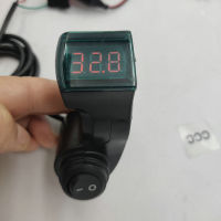 12-120v Digital Voltmeter Battery Voltage Display+LockKey3GearsCruise Switch for Bike Accessory Tricycle A